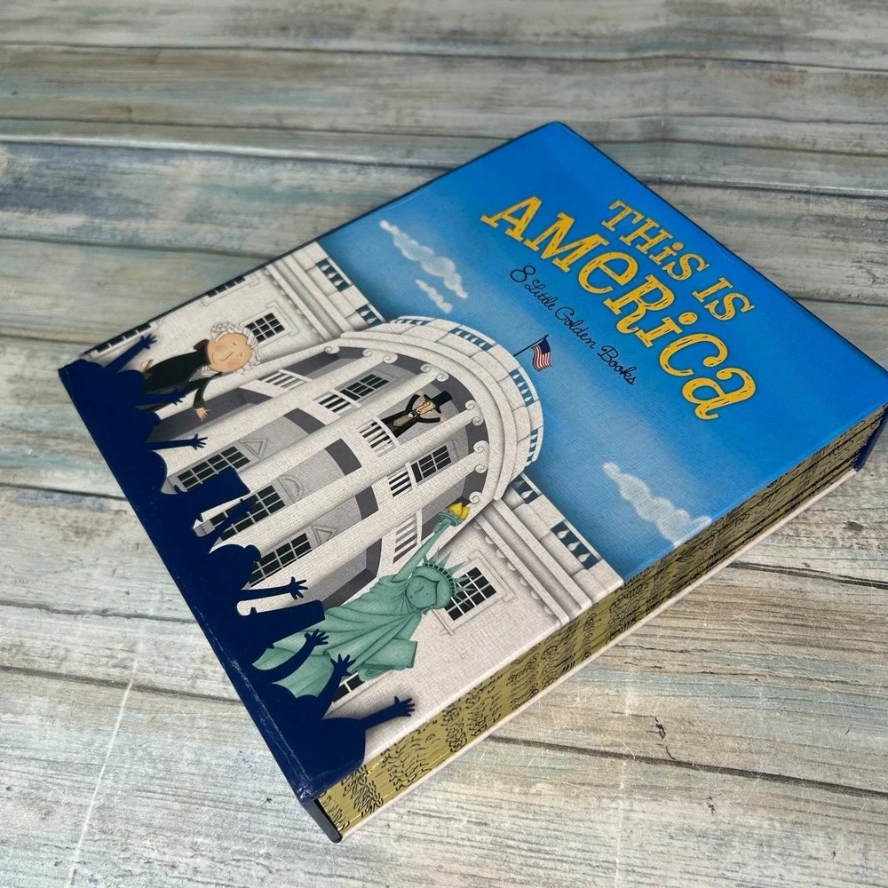 This Is America Box Set of 8 My Little Golden Books Homeschool Grade K-2 History